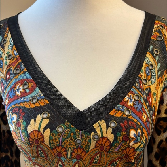 Sexy Multicolor Mini Dress - Picture 2 of 6